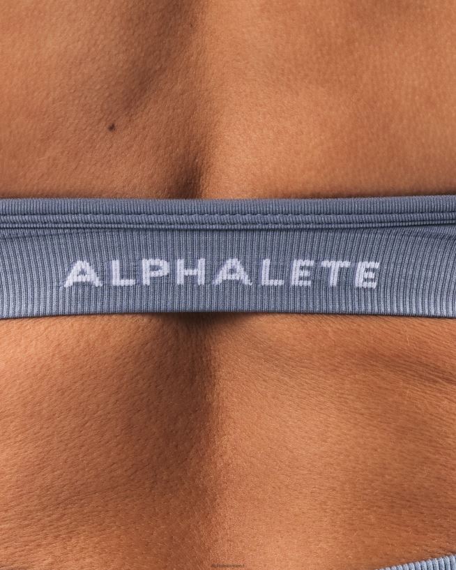 Clothing IE Alphalete Women Amplify Halter Bra Still Water Blue 2L440016