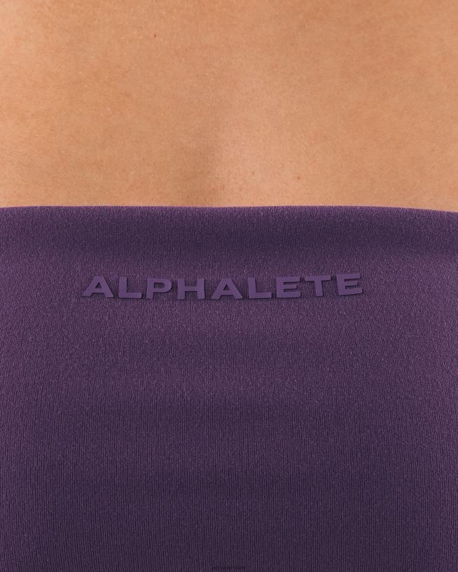 Clothing IE Alphalete Women Aura Bandeau Aster Purple 2L440033