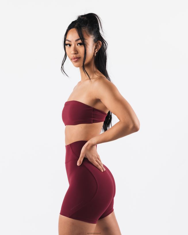 Clothing IE Alphalete Women Aura Bandeau Cran Red 2L440027
