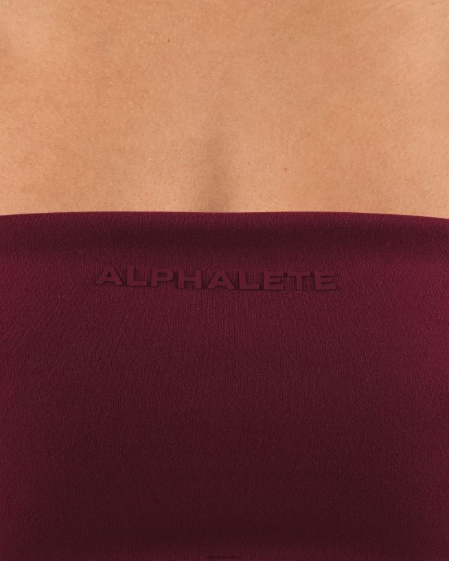 Clothing IE Alphalete Women Aura Bandeau Cran Red 2L440027
