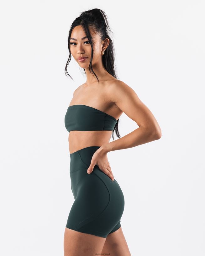Clothing IE Alphalete Women Aura Bandeau Cypress Green 2L440032