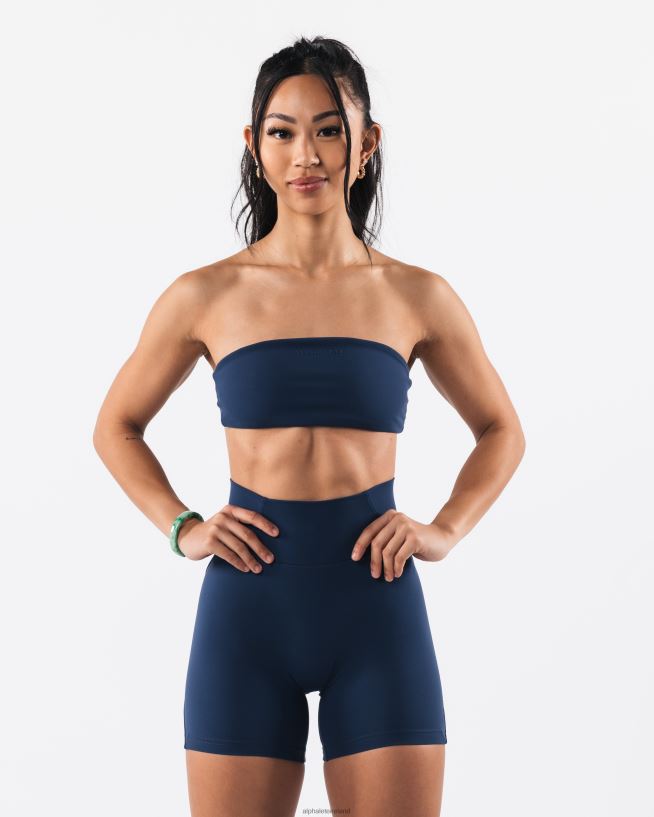 Clothing IE Alphalete Women Aura Bandeau Ink Blue 2L440036