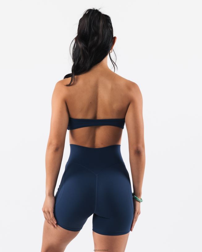 Clothing IE Alphalete Women Aura Bandeau Ink Blue 2L440036