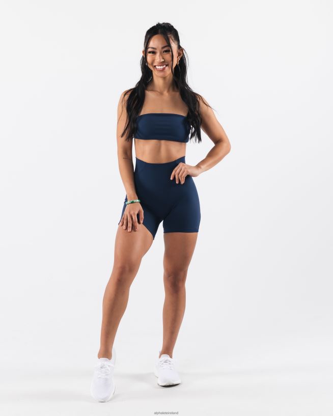 Clothing IE Alphalete Women Aura Bandeau Ink Blue 2L440036
