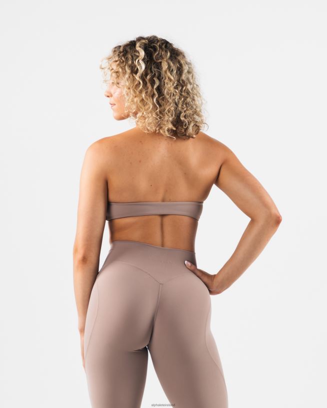 Clothing IE Alphalete Women Aura Bandeau Sand Brown 2L440047