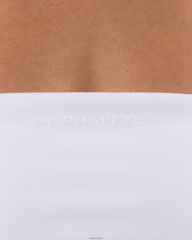 Clothing IE Alphalete Women Aura Bandeau White 2L440041