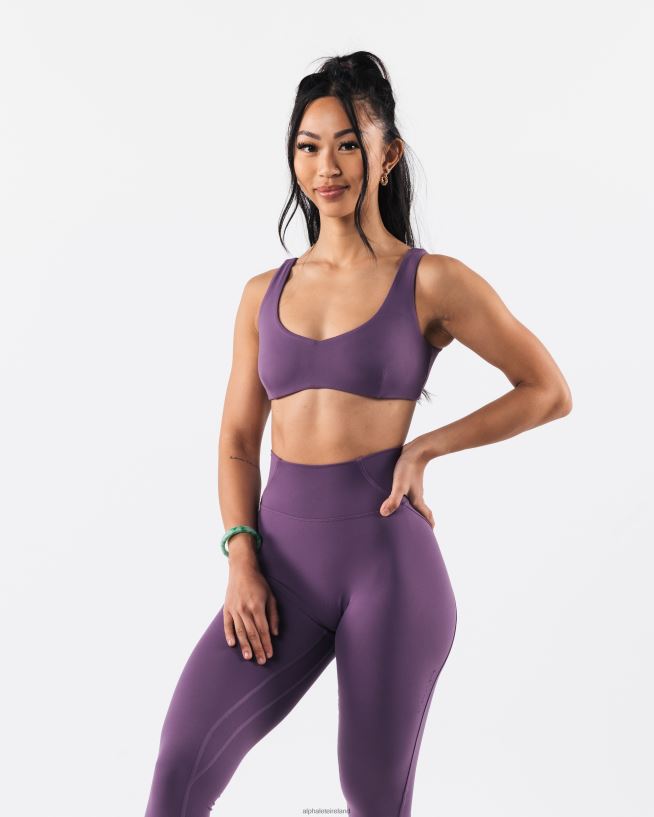 Clothing IE Alphalete Women Aura Sculpt Bra Aster Purple 2L440035