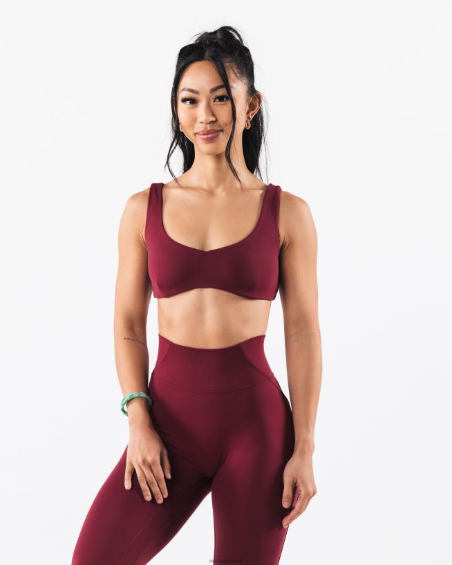 Clothing IE Alphalete Women Aura Sculpt Bra Cran Red 2L440029