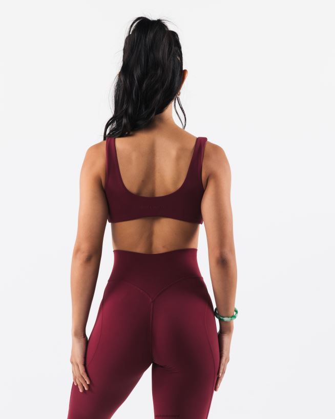 Clothing IE Alphalete Women Aura Sculpt Bra Cran Red 2L440029