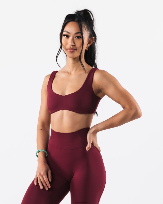 Clothing IE Alphalete Women Aura Sculpt Bra Cran Red 2L440029