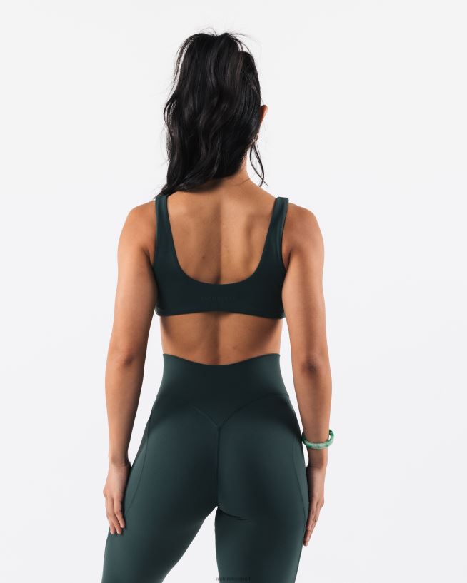 Clothing IE Alphalete Women Aura Sculpt Bra Cypress Green 2L440030
