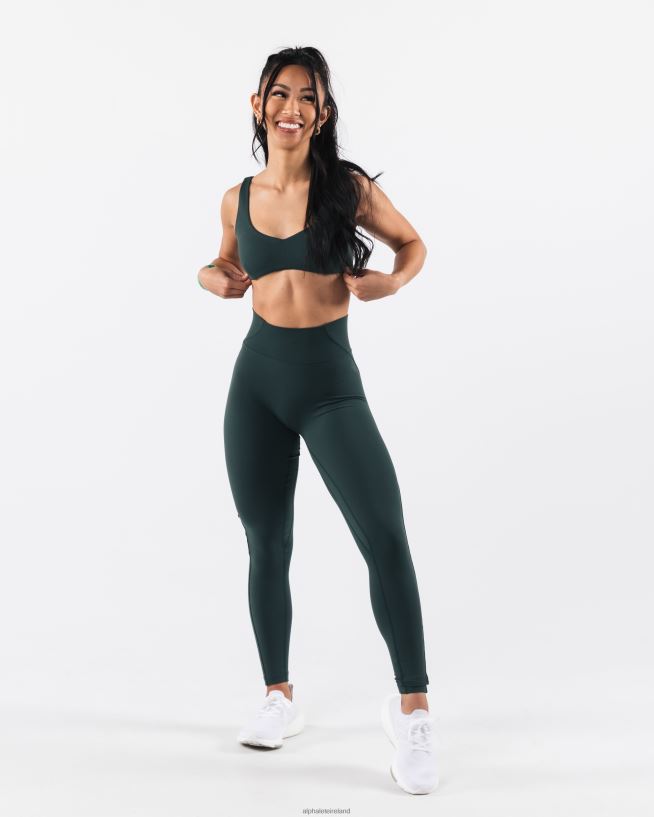 Clothing IE Alphalete Women Aura Sculpt Bra Cypress Green 2L440030