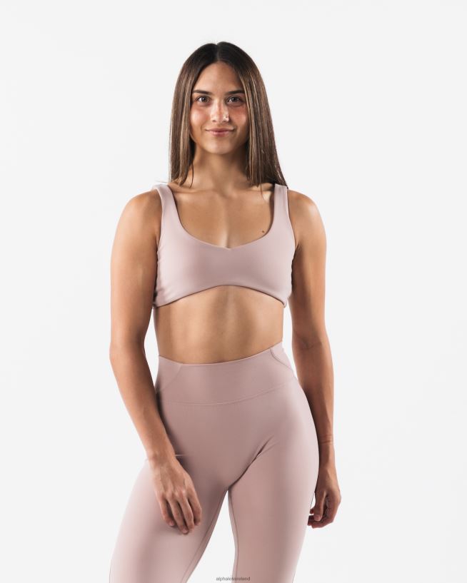 Clothing IE Alphalete Women Aura Sculpt Bra Porcelain Brown 2L440046