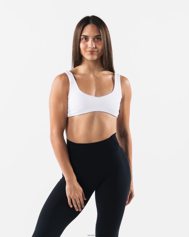 Clothing IE Alphalete Women Aura Sculpt Bra White 2L440043