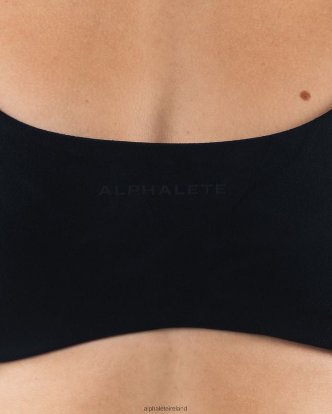 Clothing IE Alphalete Women Aura Strappy Bra Black 2L440057