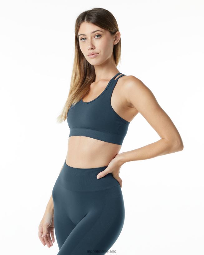 Clothing IE Alphalete Women Revival Bra Whale Blue 2L4400125