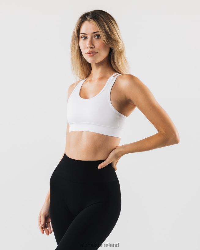 Clothing IE Alphalete Women Revival Bra White 2L440078