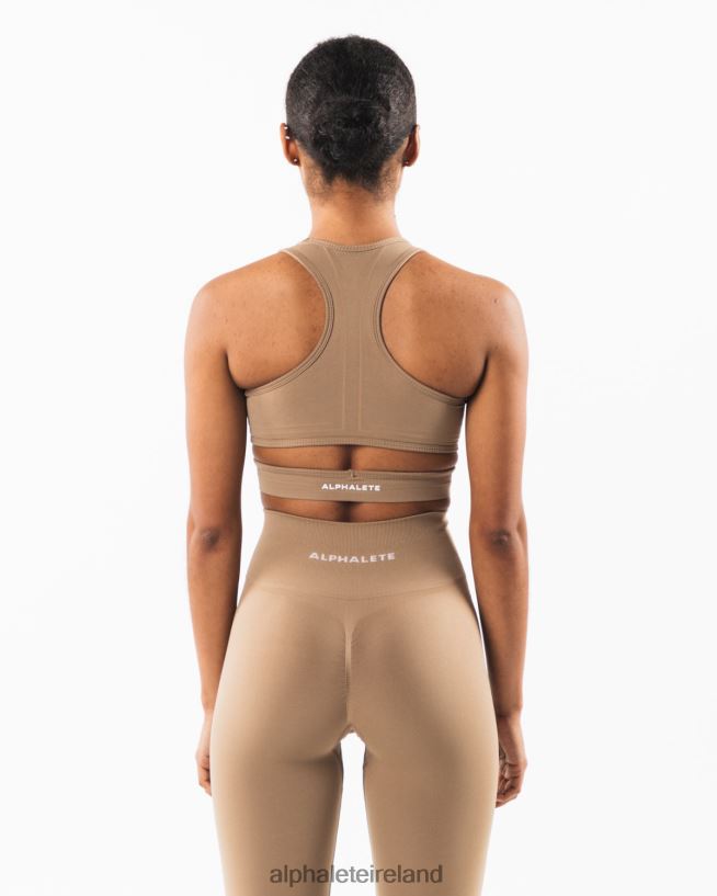 Clothing IE Alphalete Women Stratus Bra Chai Brown 2L4400102