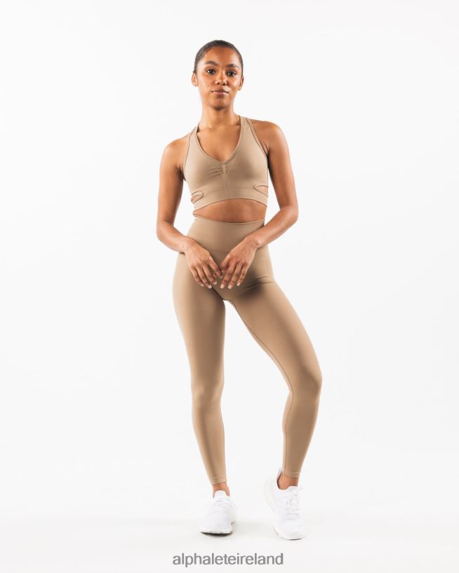 Clothing IE Alphalete Women Stratus Bra Chai Brown 2L4400102