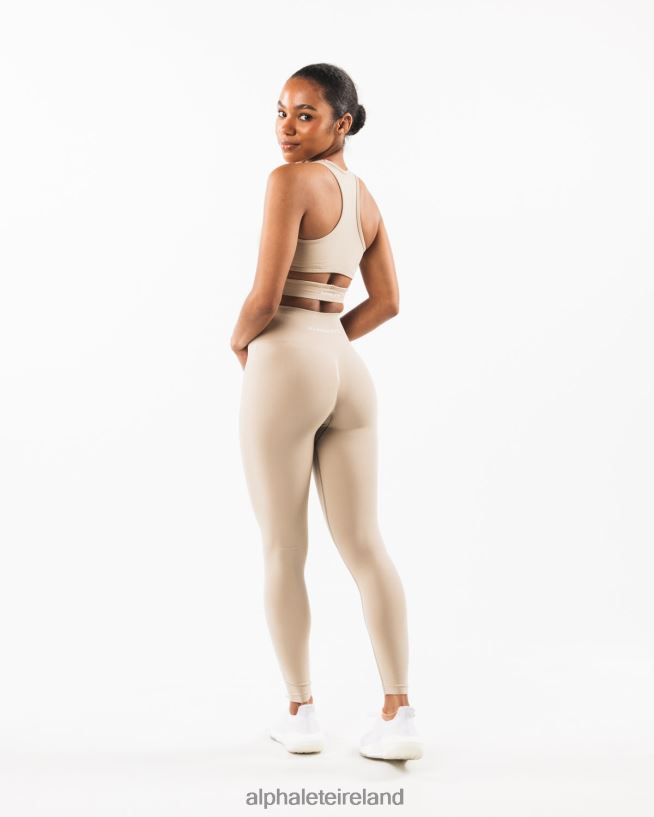 Clothing IE Alphalete Women Stratus Bra Linen Brown 2L4400100