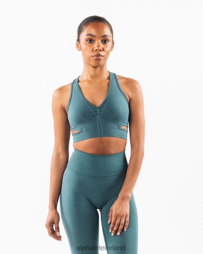Clothing IE Alphalete Women Stratus Bra Ocean Blue 2L4400108