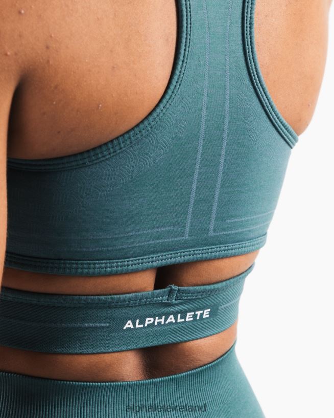 Clothing IE Alphalete Women Stratus Bra Ocean Blue 2L4400108