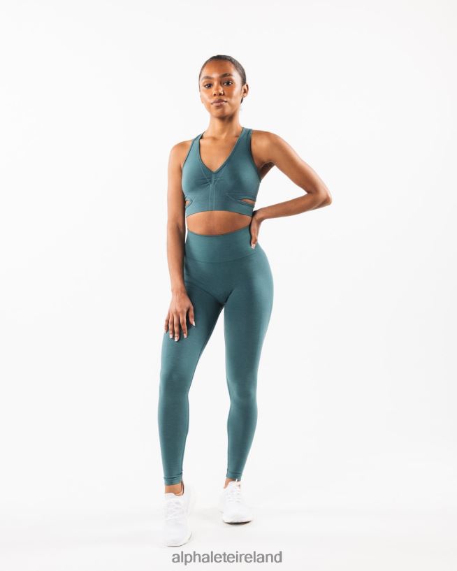 Clothing IE Alphalete Women Stratus Bra Ocean Blue 2L4400108