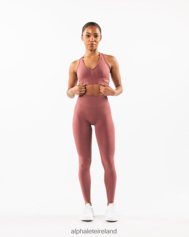 Clothing IE Alphalete Women Stratus Bra Rose Red 2L440096