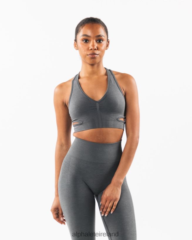 Clothing IE Alphalete Women Stratus Bra Smoke Grey 2L4400112