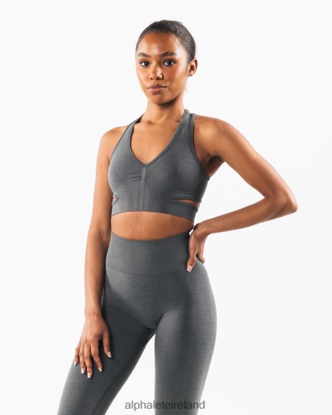 Clothing IE Alphalete Women Stratus Bra Smoke Grey 2L4400112