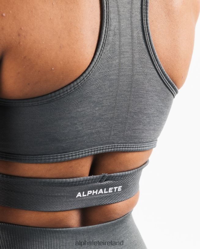 Clothing IE Alphalete Women Stratus Bra Smoke Grey 2L4400112
