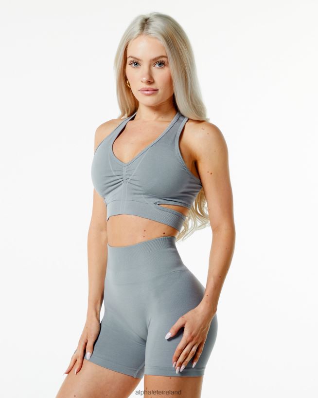 Clothing IE Alphalete Women Stratus Bra Utility Grey 2L4400121