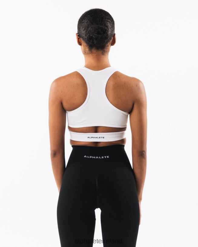 Clothing IE Alphalete Women Stratus Bra White 2L440076