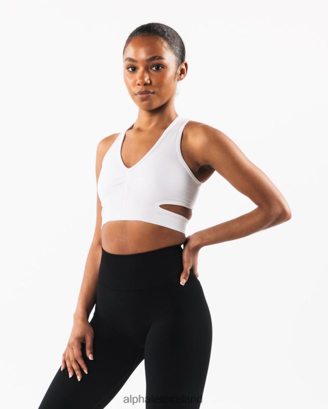 Clothing IE Alphalete Women Stratus Bra White 2L440076