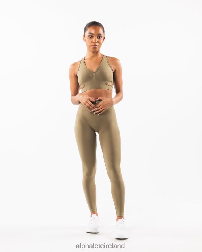 Clothing IE Alphalete Women Stratus Bra Willow Green 2L4400104