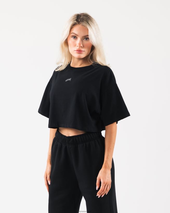Clothing IE Alphalete Women Origin Crop Black 2L4400192
