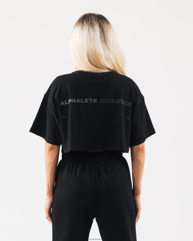 Clothing IE Alphalete Women Origin Crop Black 2L4400192