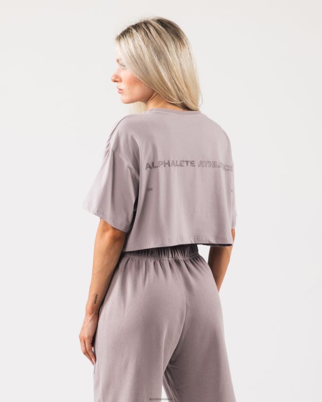 Clothing IE Alphalete Women Origin Crop Rose Water Pink 2L4400188