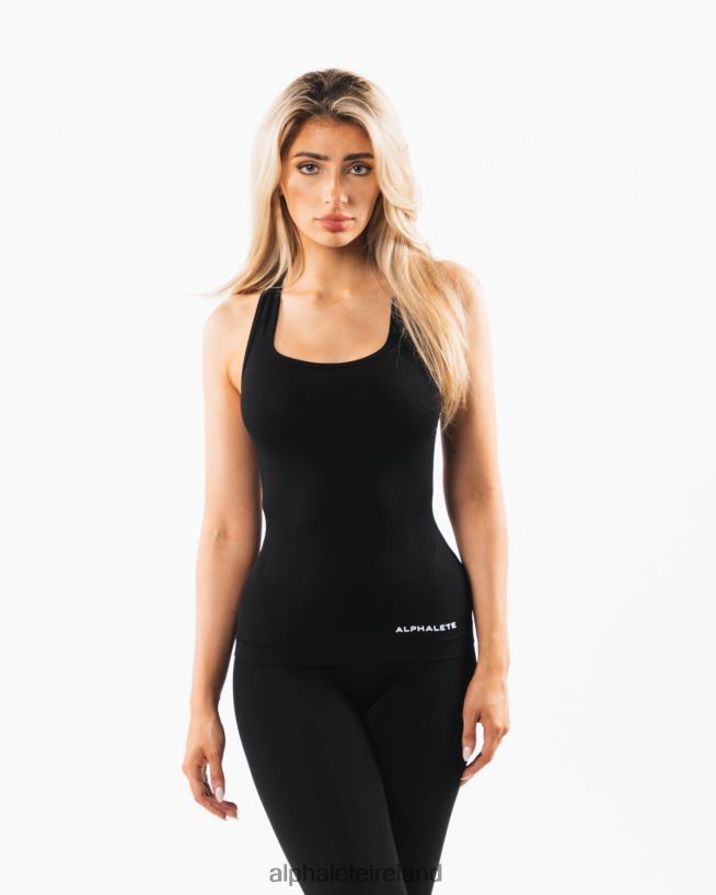 Clothing IE Alphalete Women Seamless Racerback Tank Black 2L4400164