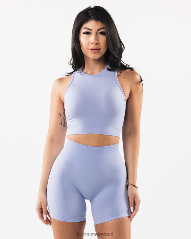 Clothing IE Alphalete Women Stratus Crop Tank Mystic Blue 2L4400167