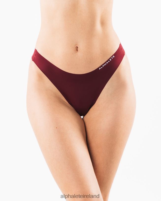 Clothing IE Alphalete Women Seamless Thong 3pk Lilac/Sangria/Jade Green 2L4400466